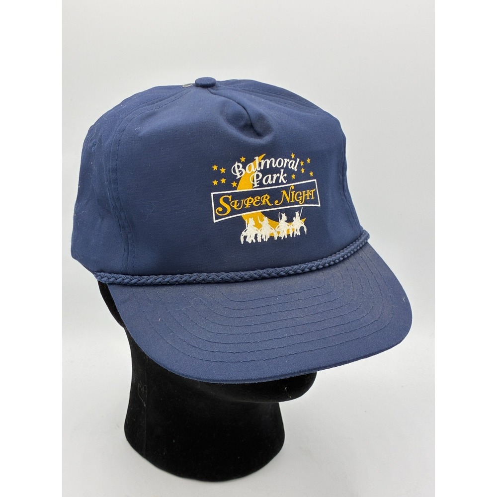 Vintage Balmoral Park Super Night Snapback Hat Harness Racing